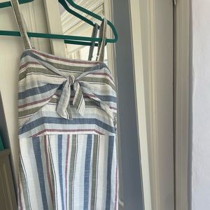 Abercrombie & Fitch size Medium stripped mini dress with bow
